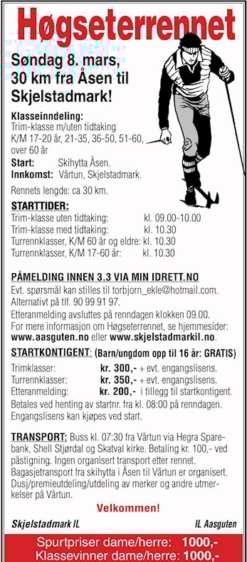 Høgseterrennet 2020